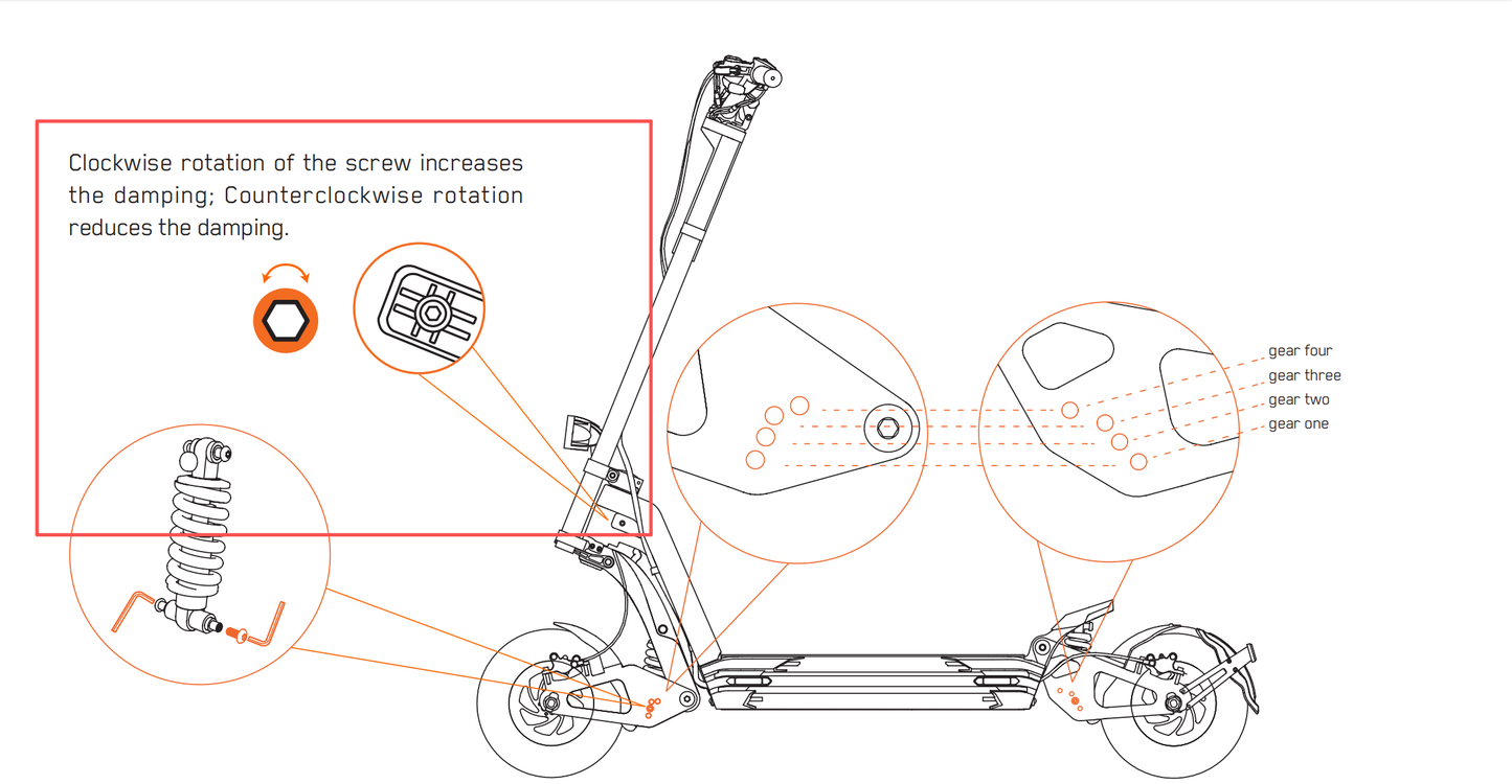 INMOTION RS/RS Lite Steering Damper