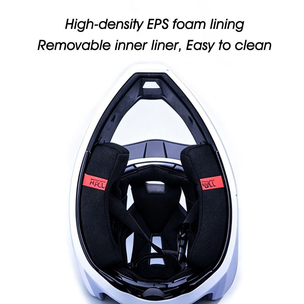 Full-Face MTB Helmet  CE Certified  All-Around Protection with Precision Ventilation